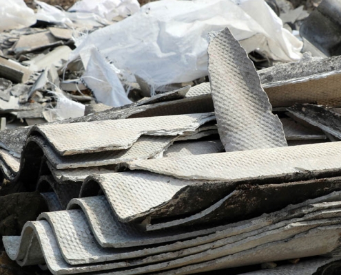 Collecte de déchets fibrociments
