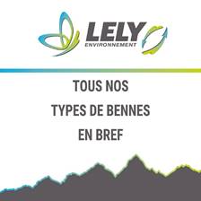 Aperçu des types de bennes Lely Environnement